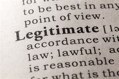 Phony legitimacy and you.