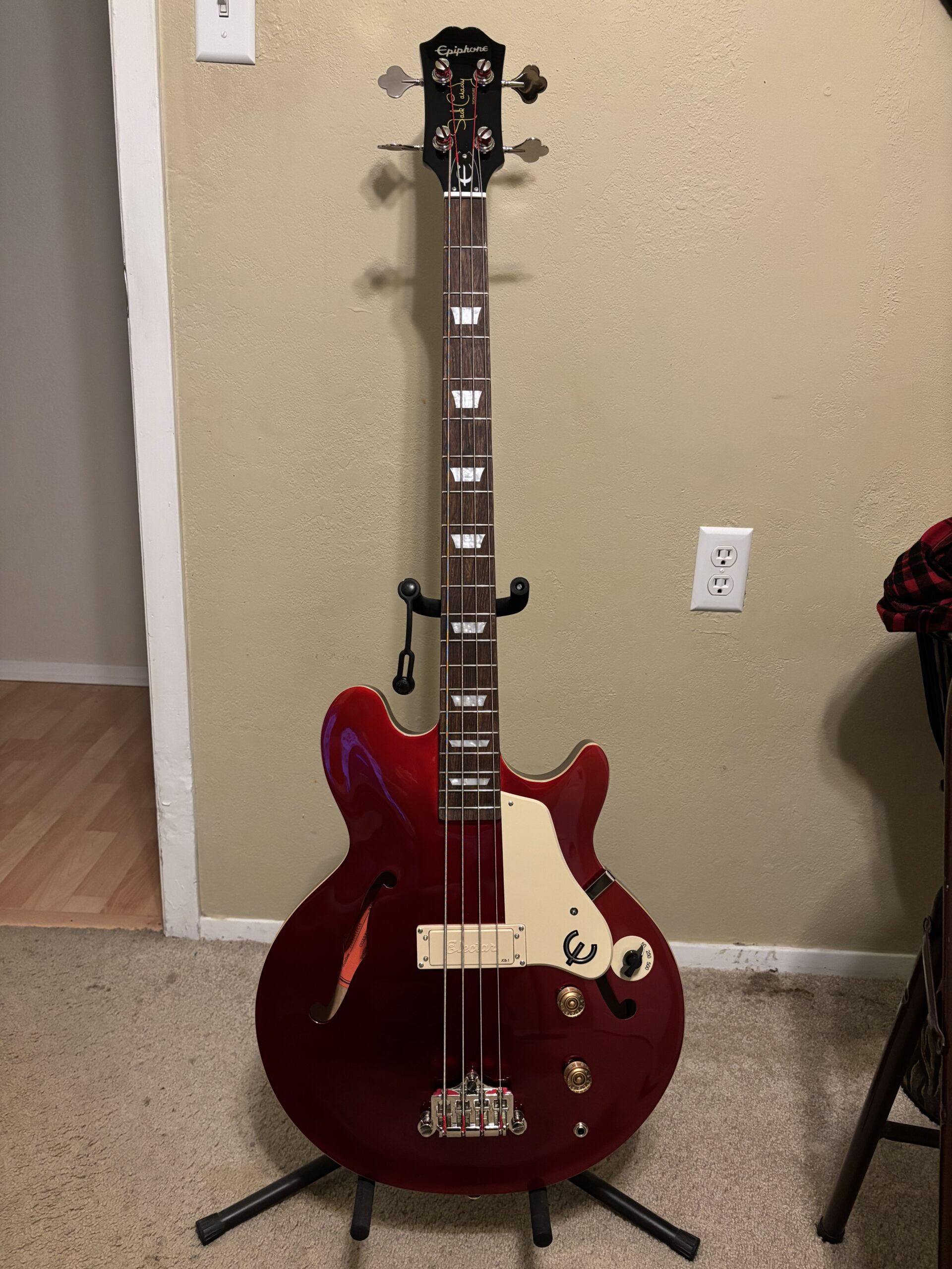 Jack Casady Epiphone Signature Bass Demo Notes